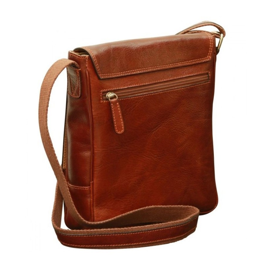 Man Officina 66 | Leather Man Messenger "Wronki" Brown