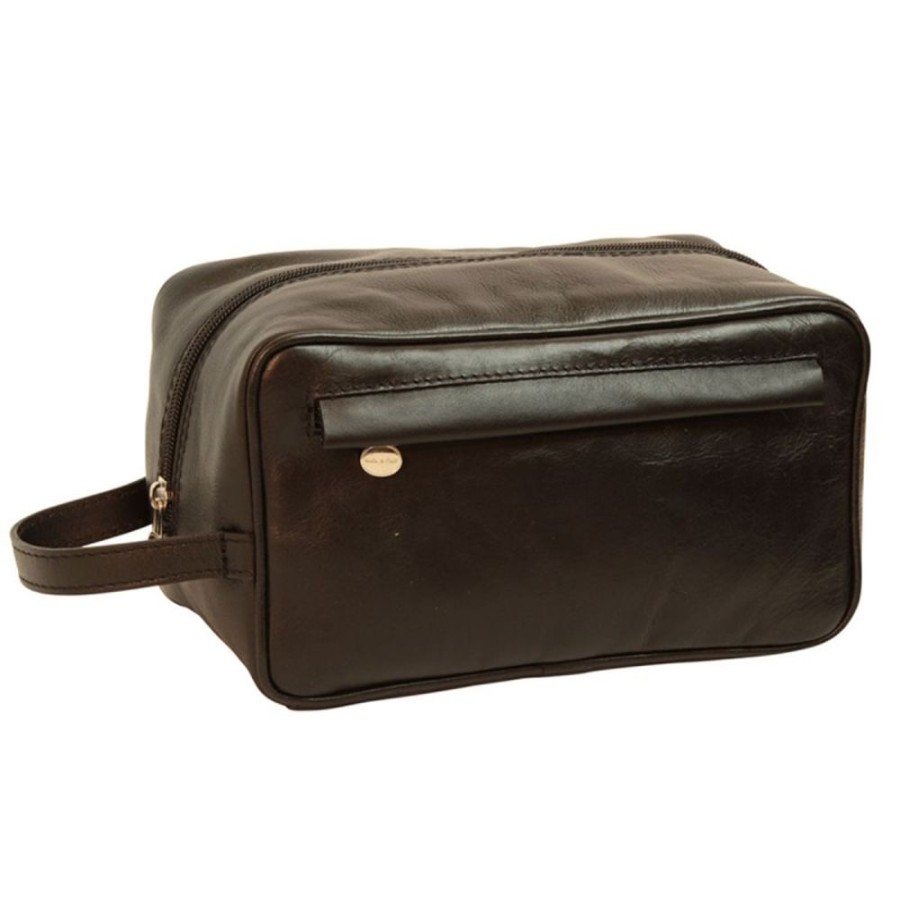 Travels Officina 66 | Leather Beautycase "Turek" Cz Black