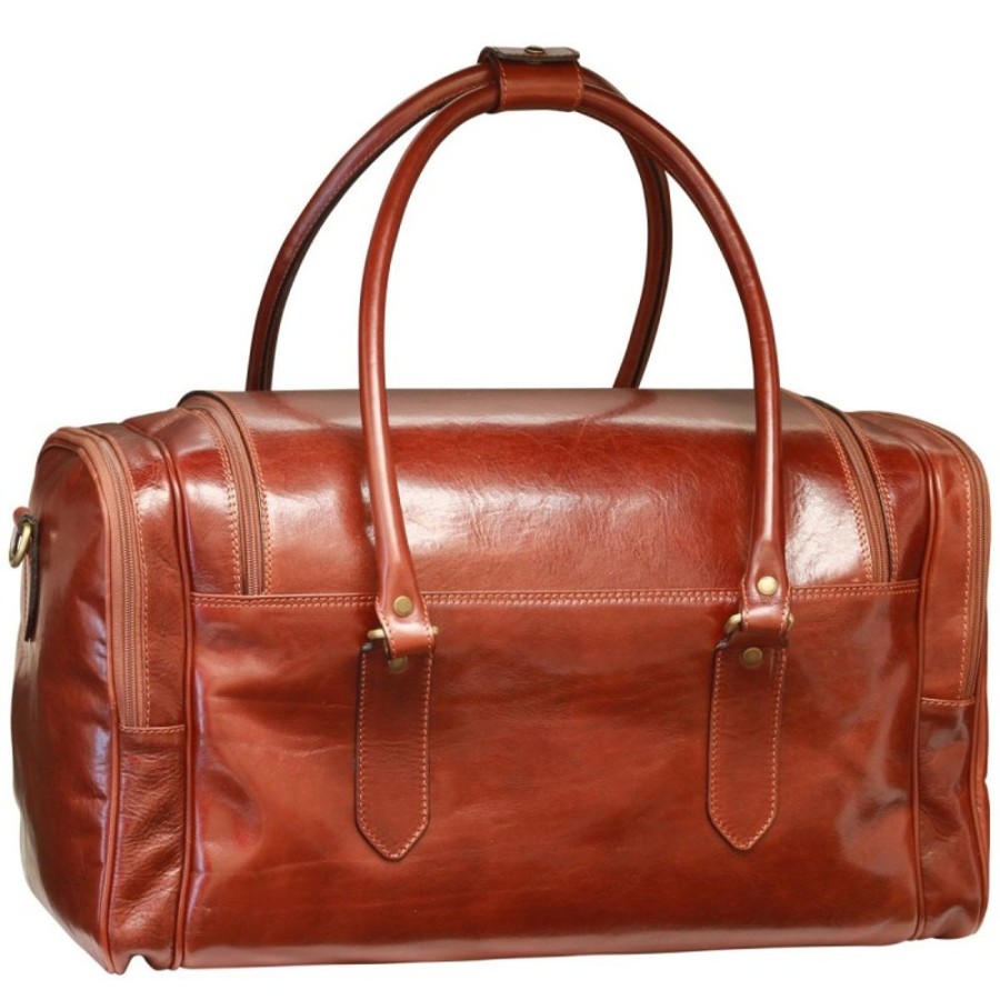 Travels Officina 66 | Leather Travel Bag "Arno" B Brown