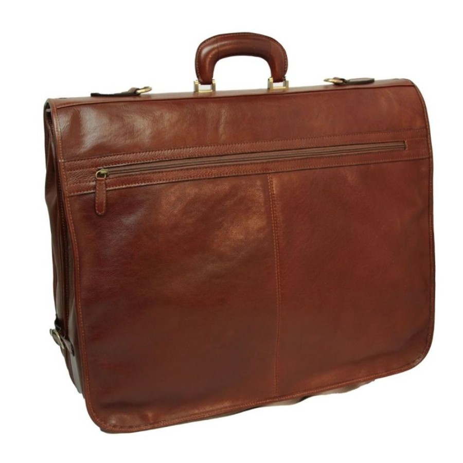 Travels Officina 66 | Leather Garment Bag "Gorzow" Brown