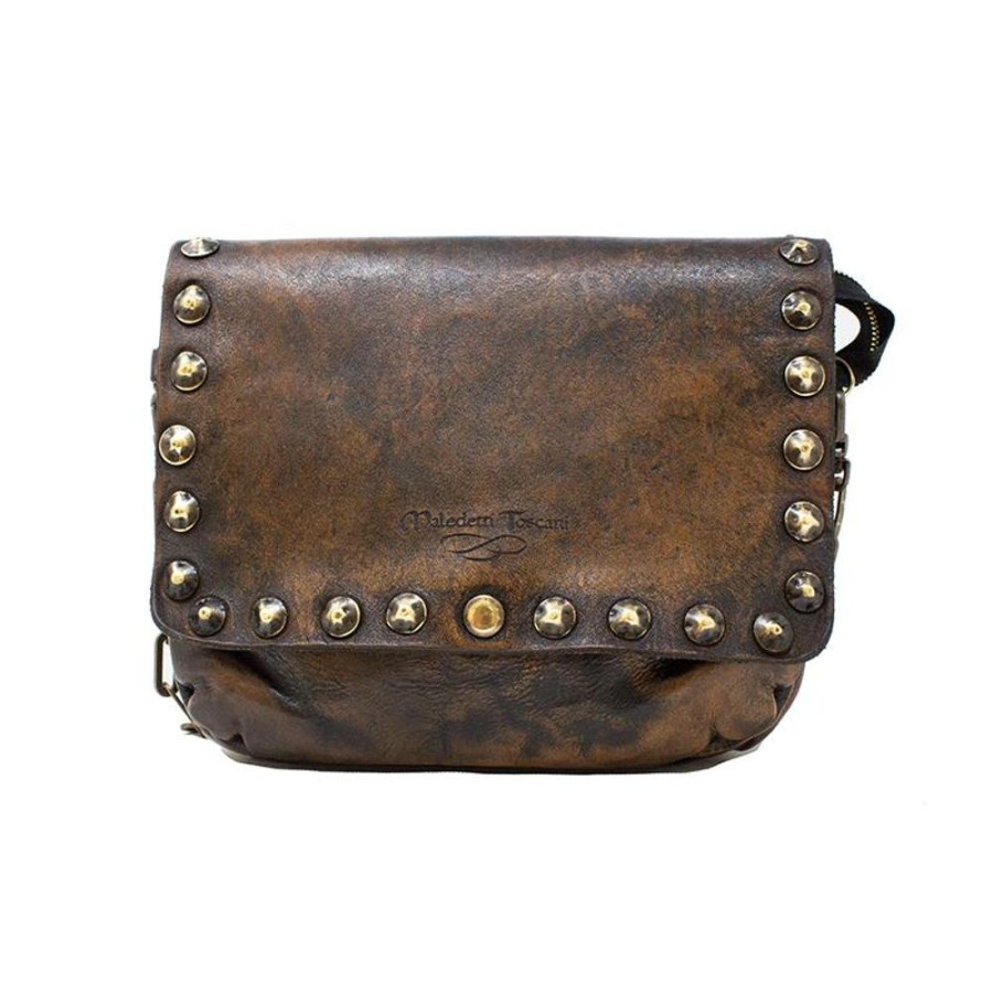 Woman Maledetti Toscani | Leather Sholder Bag "Baronte"