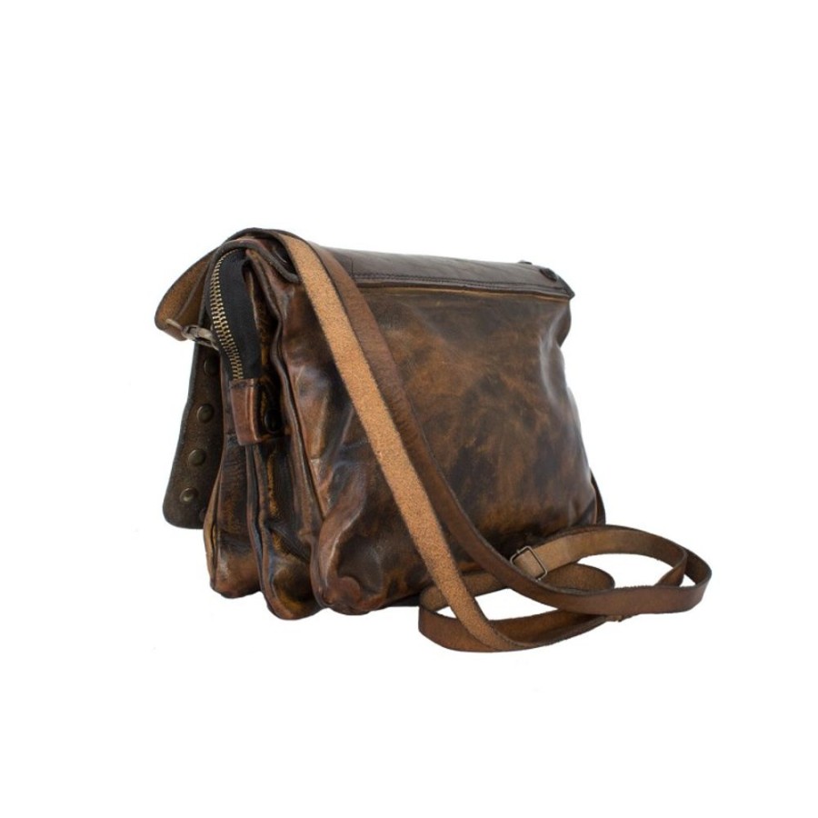 Woman Maledetti Toscani | Leather Sholder Bag "Baronte"