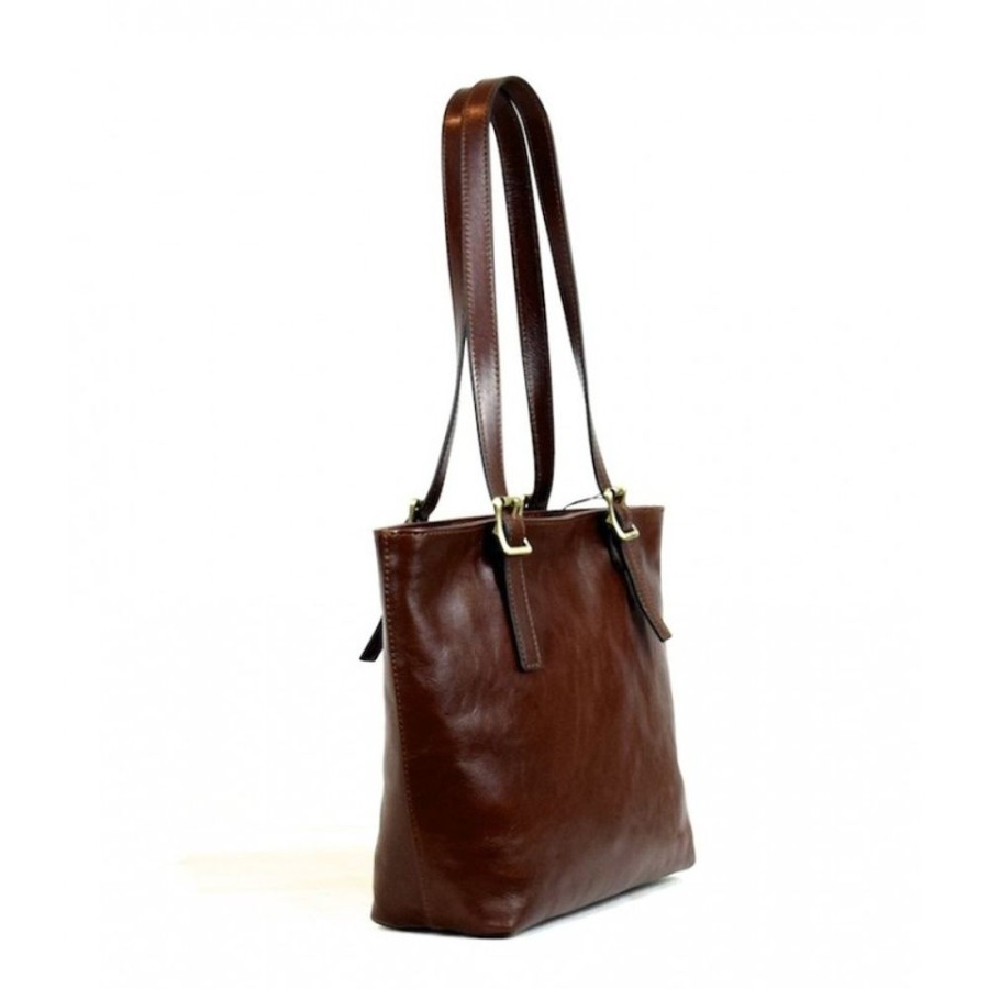 Woman Officina 66 | Leather Lady Bag "Alberese" Vl Brown