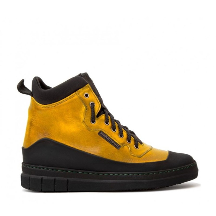 Woman Officina 66 Learher Women'S Shoes Officina 66 Size From Number 33 To 45 | Women'S Casual Ankle Boot, Made Of Calfskin. "Monica" Yellow