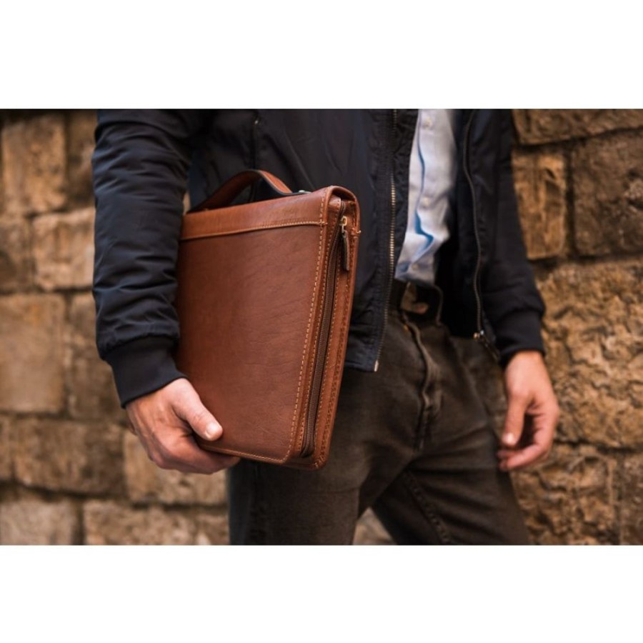 Business Officina 66 | Leather Documents Older "Bisenzio" Db