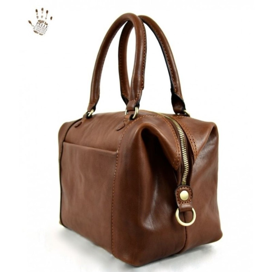 Woman Officina 66 | Leather Lady Bag "Montepulciano"