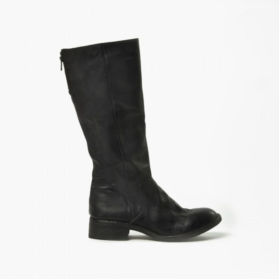 Woman Maledetti Toscani Leather Women'S Shoes Maledetti Toscani | Leather Woman Boot "Bruna" Cz Black