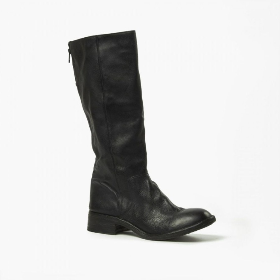 Woman Maledetti Toscani Leather Women'S Shoes Maledetti Toscani | Leather Woman Boot "Bruna" Cz Black