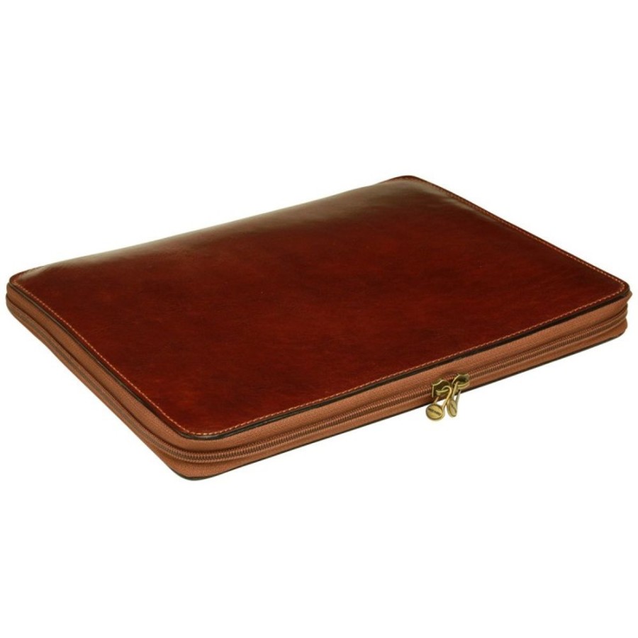 Business Officina 66 | Leather Documents Older "Elk" B Brown