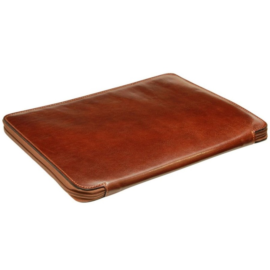 Business Officina 66 | Leather Documents Older "Elk" B Brown