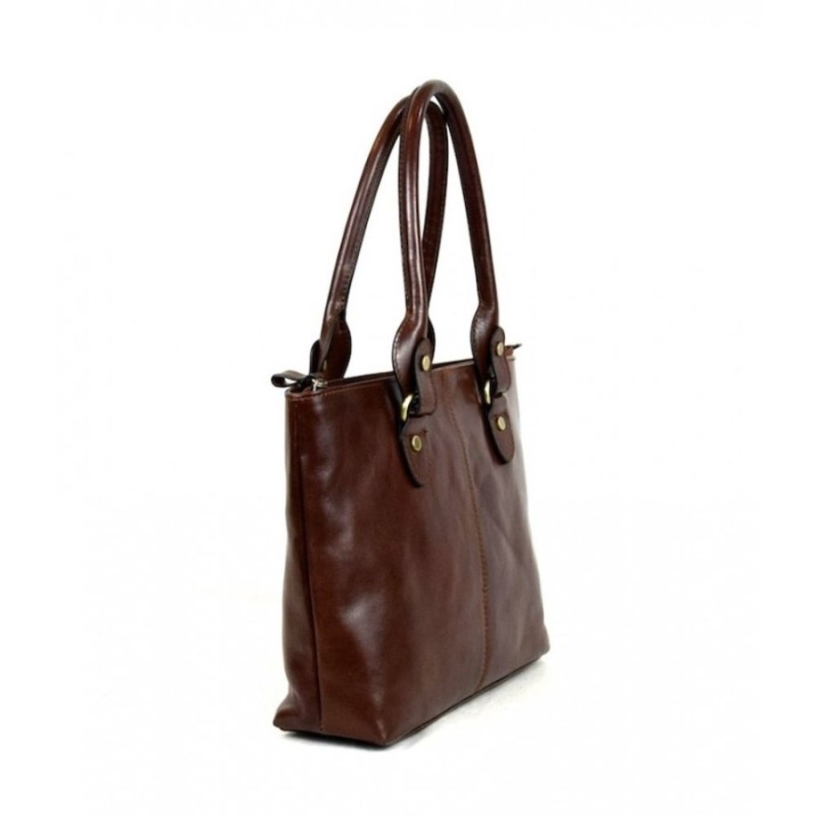 Woman Officina 66 | Leather Lady Bag "Albegna" Vl Brown