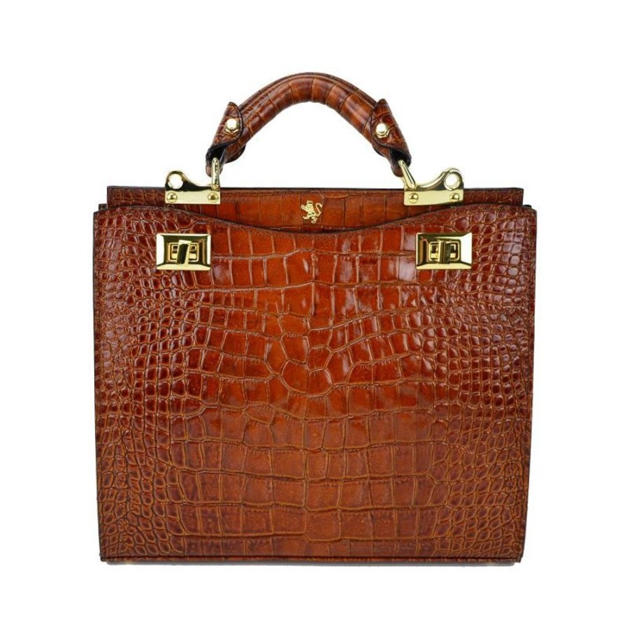 Woman Pratesi | Leather Lady Bag "Anna Maria Luisa De' Medici"