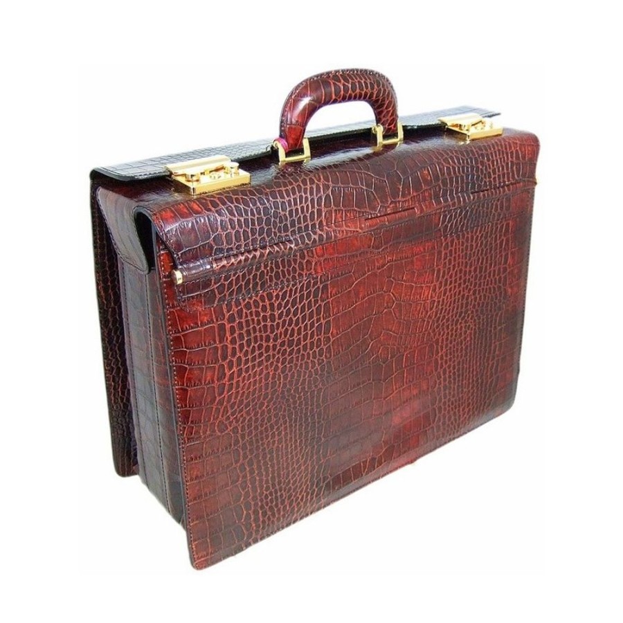 Business Pratesi | Leather Briefcase "Lorenzo Il Magnifico" K388