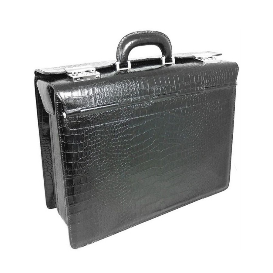 Business Pratesi | Leather Briefcase "Lorenzo Il Magnifico" K388