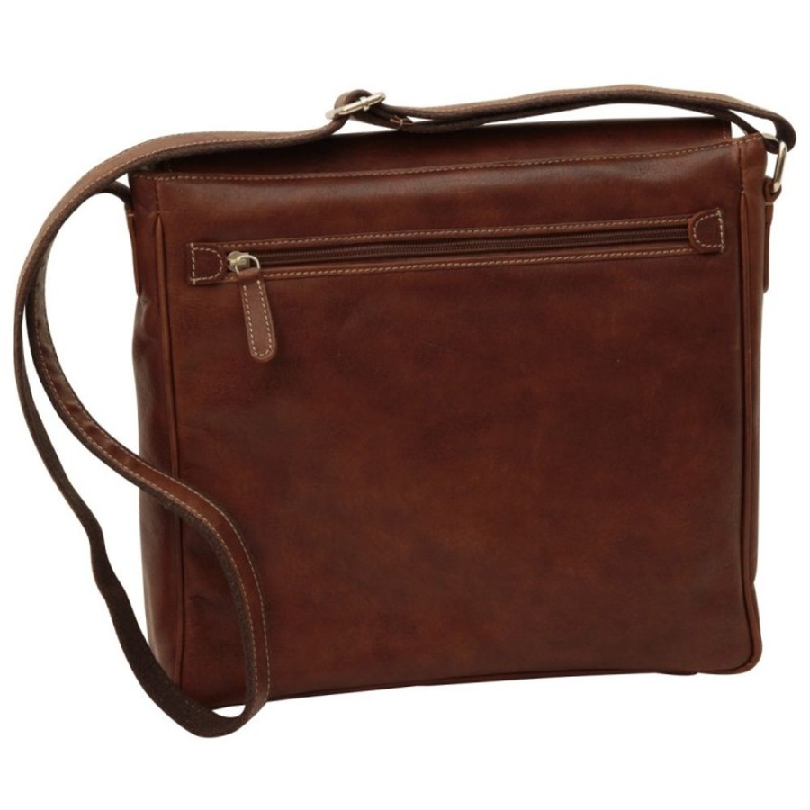 Man Officina 66 | Leather Man Bag "Katowice" B Brown