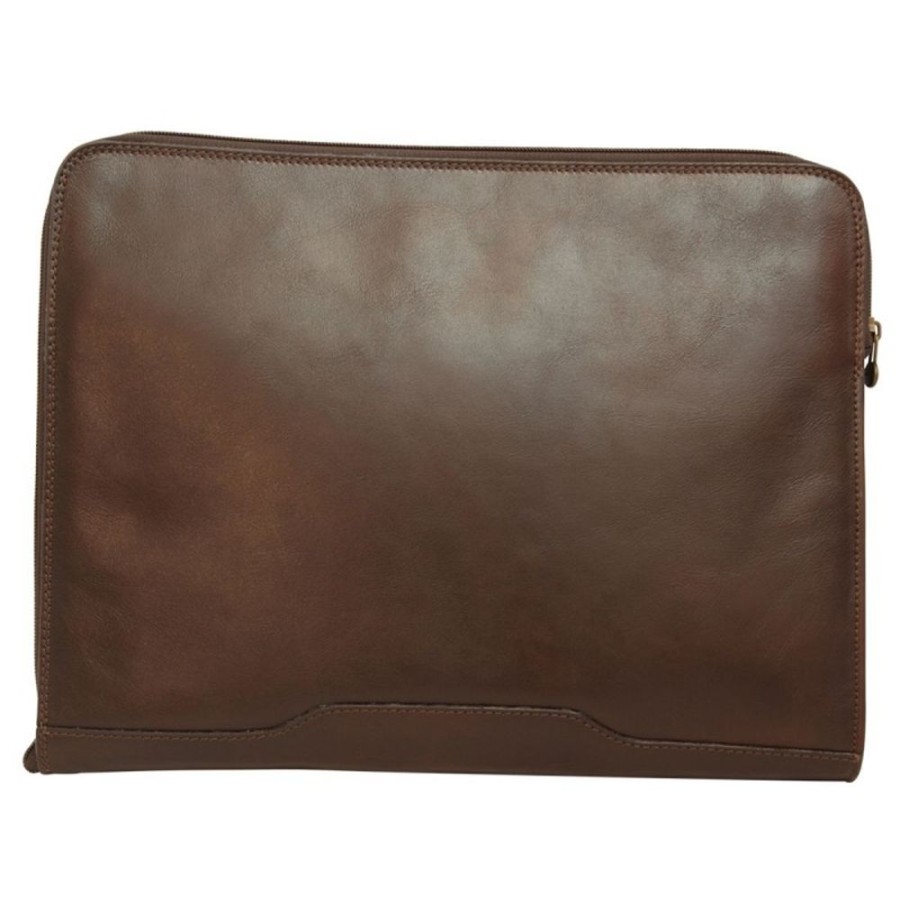 Business Officina 66 | Leather Documents Older "Opole" Tm Cognac