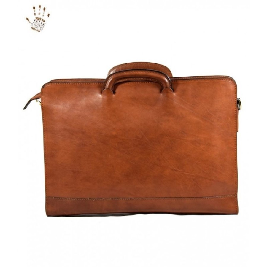 Business Officina 66 | Leather Briefcase Woman "Giannella"