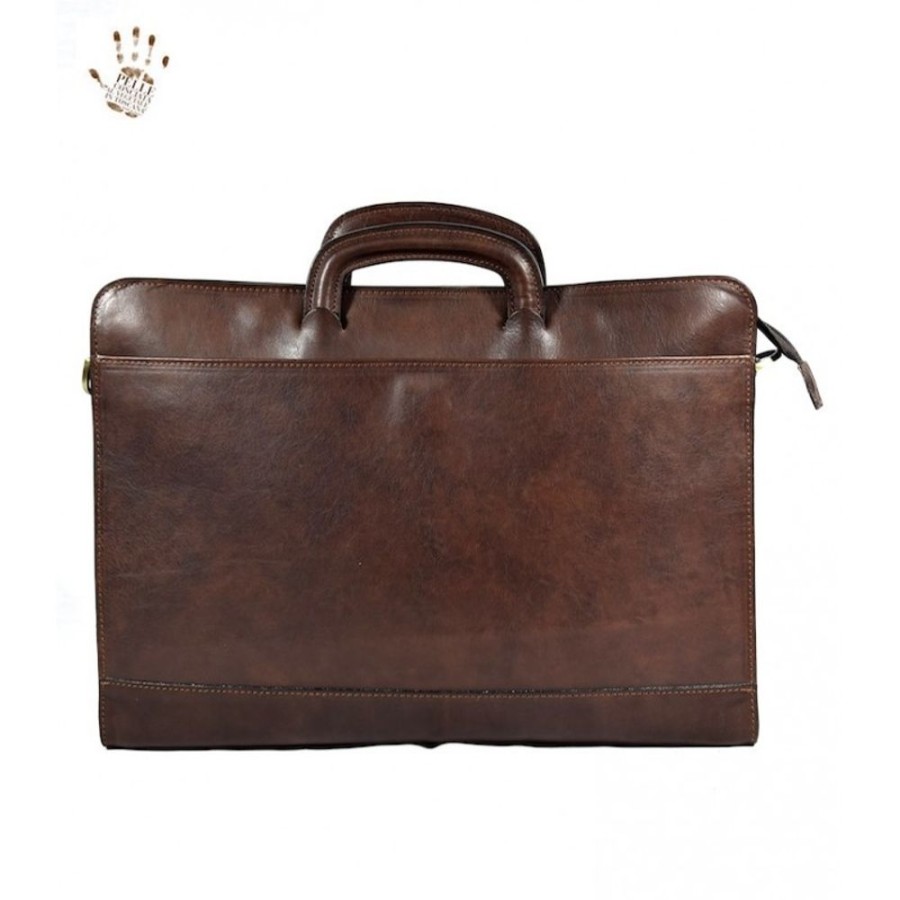 Business Officina 66 | Leather Briefcase Woman "Giannella"