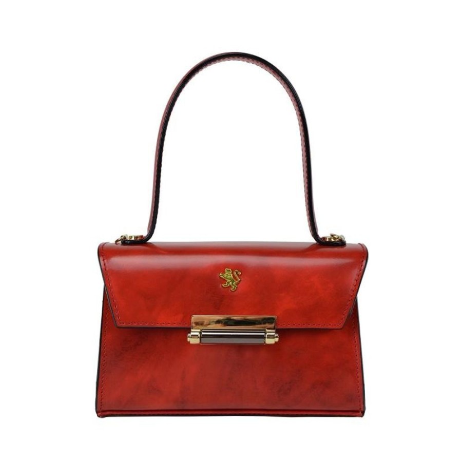 Woman Pratesi | Classic Woman Leather Bag With Flap "Miss Impruneta" R146