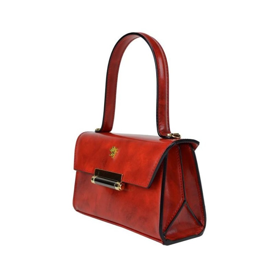 Woman Pratesi | Classic Woman Leather Bag With Flap "Miss Impruneta" R146