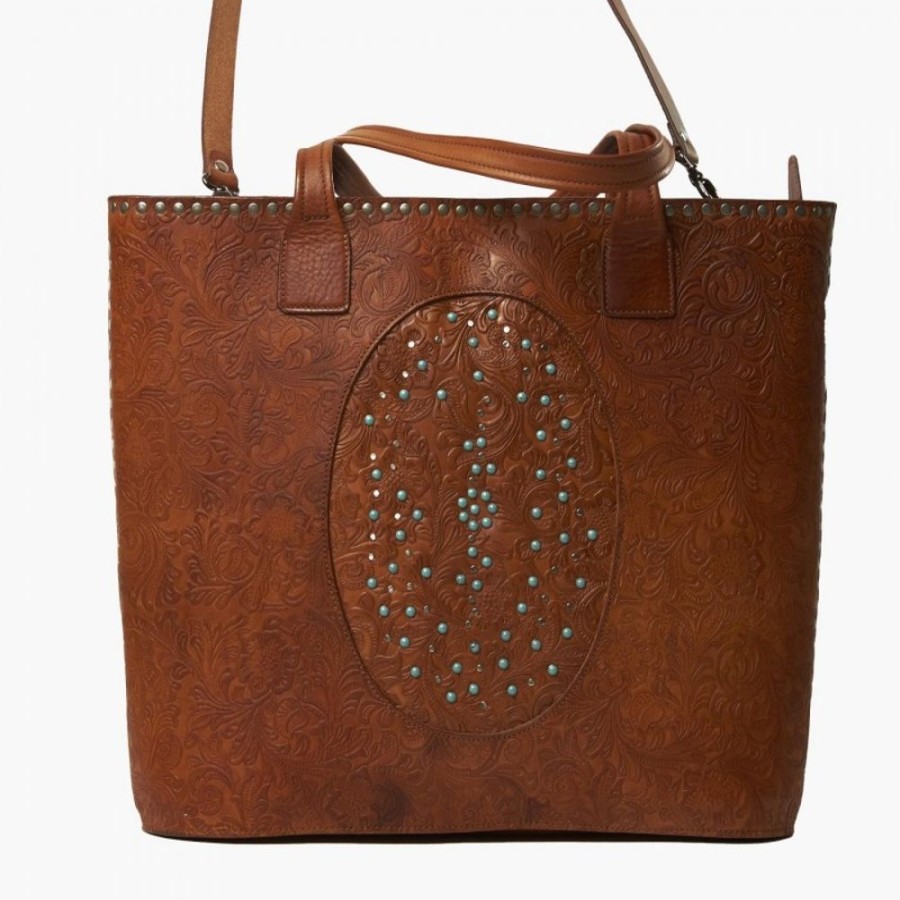 Woman Maledetti Toscani | Leather Lady Bag "Stampata Grande" Honey