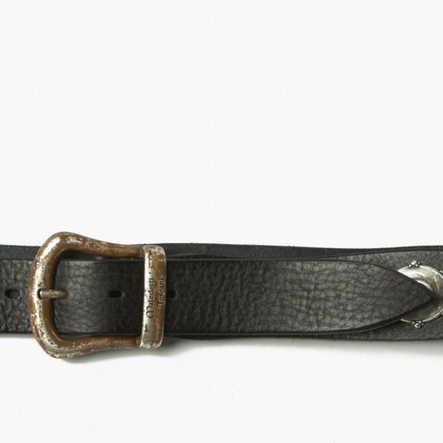 Man Maledetti Toscani | Leather Belts "Blacksun" Cz